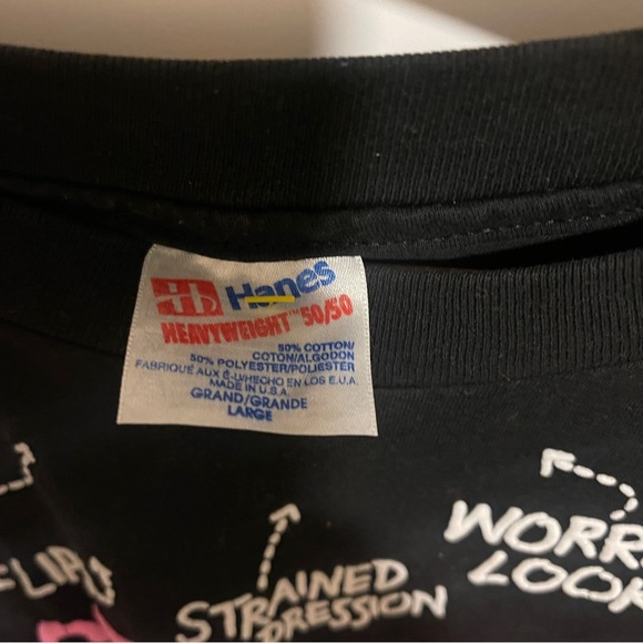 90s Vintage Stressed Graphic Tee - Picture 5 of 5